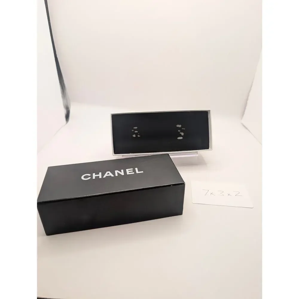 Authentic Chanel Sunglasses Box Black Glossy 7x3x2